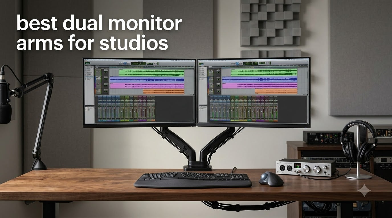 best dual monitor arms for studios