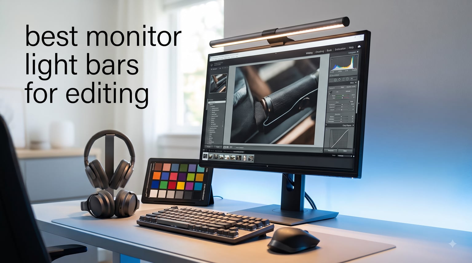 best monitor light bars for editing