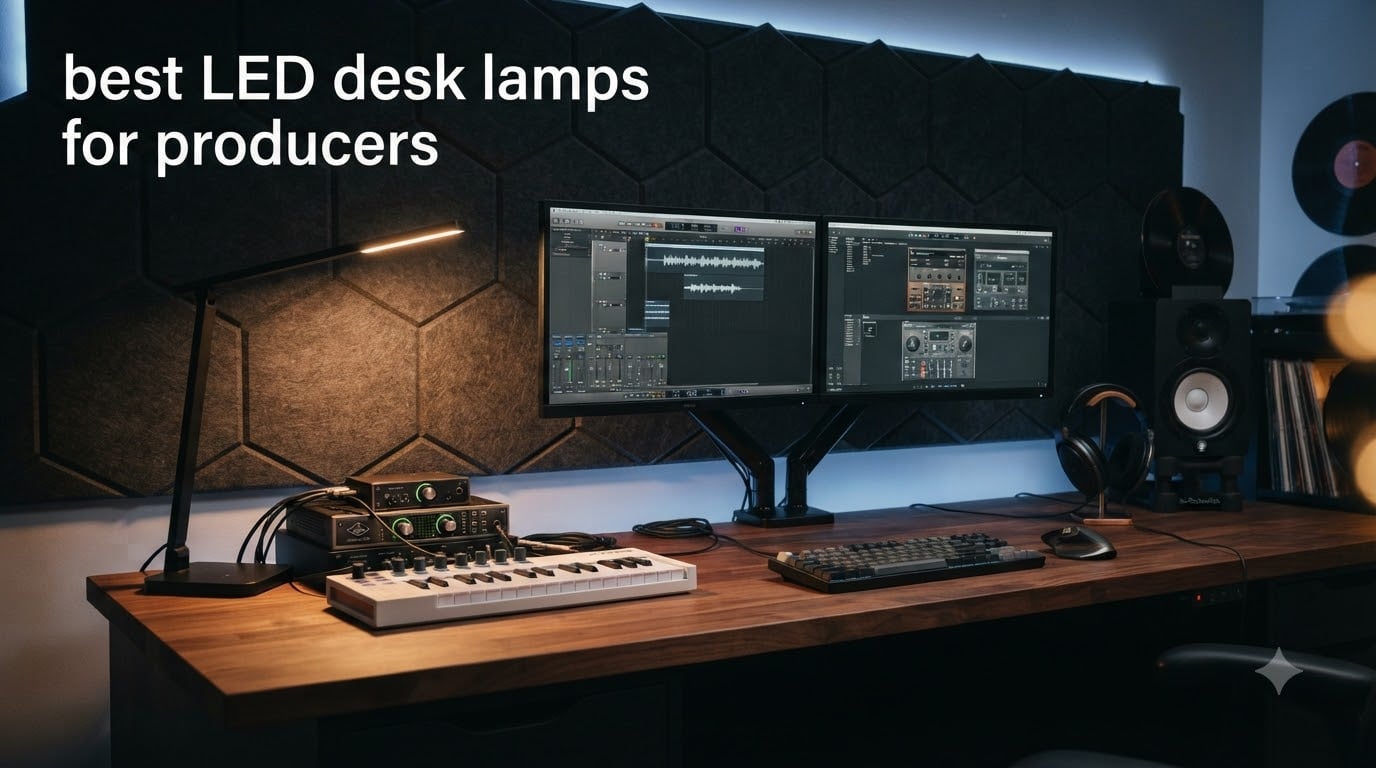 best LED desk lamps for producers