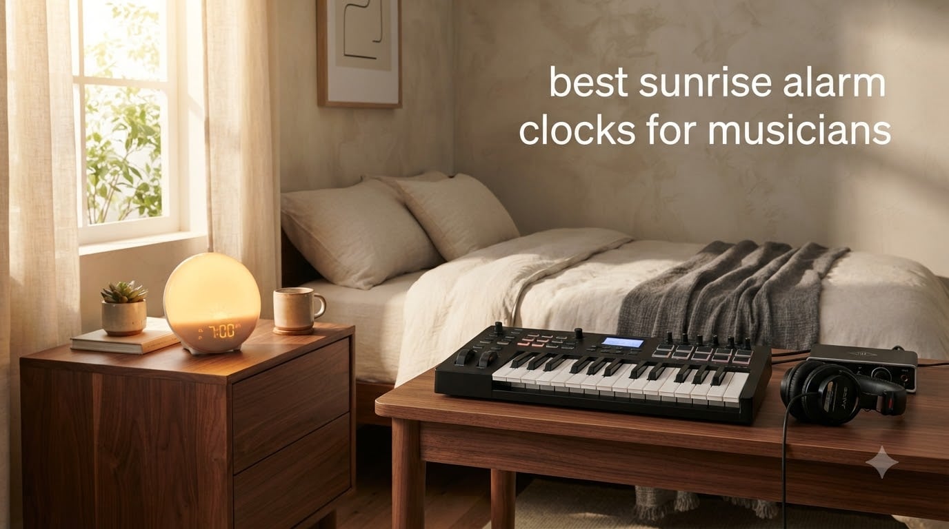best sunrise alarm clocks for musicians