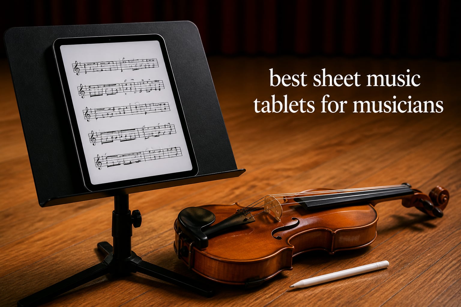 best sheet music tablets for musicians