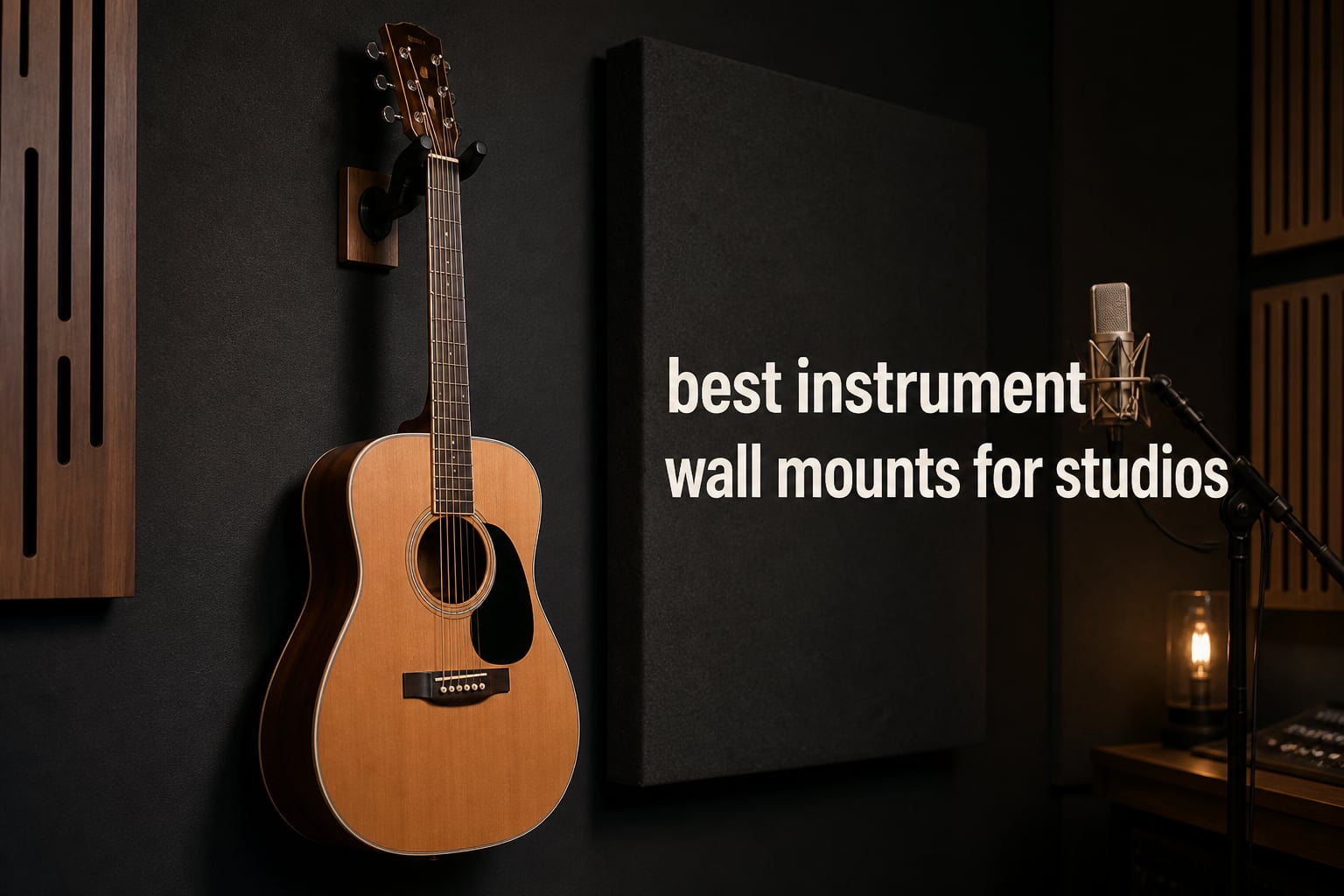 best instrument wall mounts for studios
