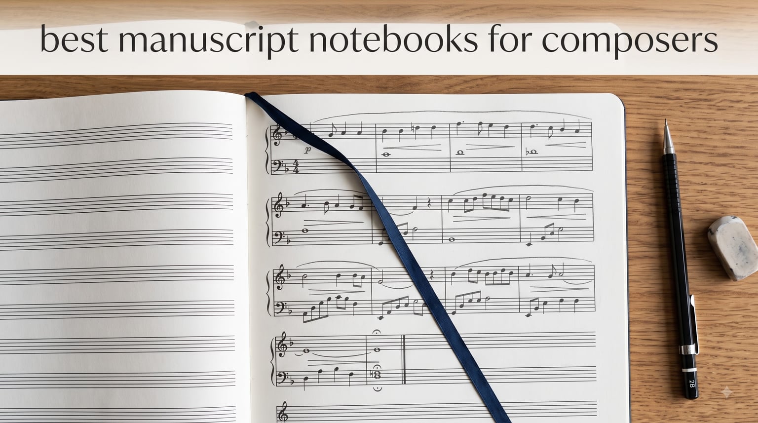 best manuscript notebooks for composers
