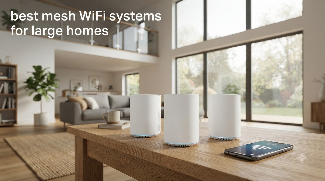 best mesh WiFi systems for large homes