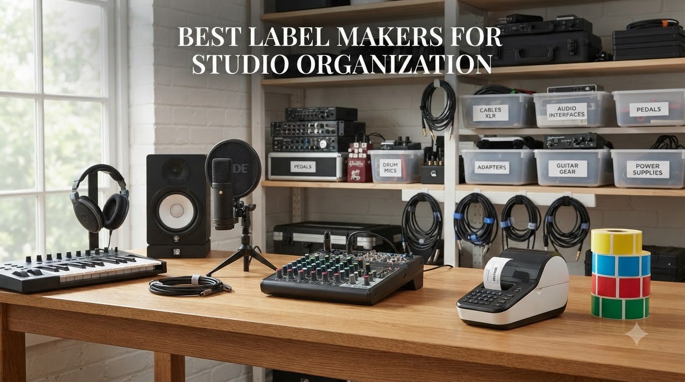 best label makers for studio organization
