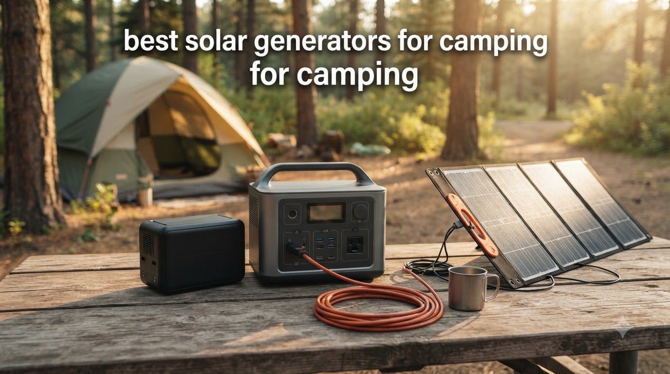 best solar generators for camping