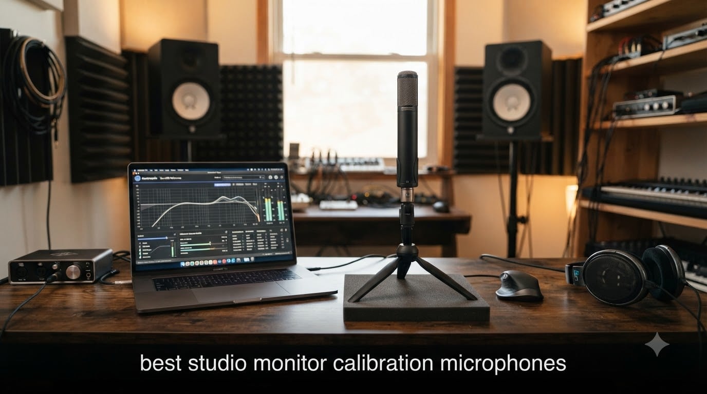 best studio monitor calibration microphones