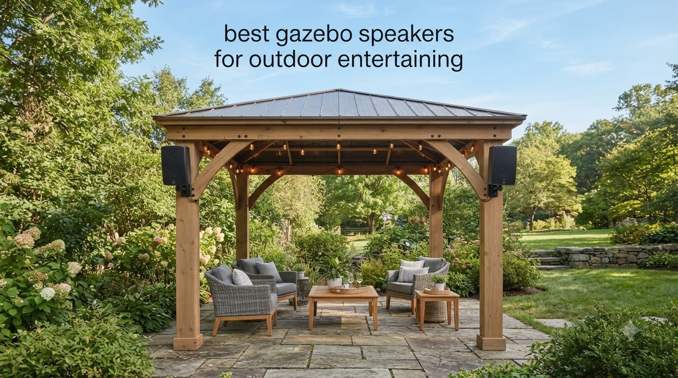 best gazebo speakers for outdoor entertaining