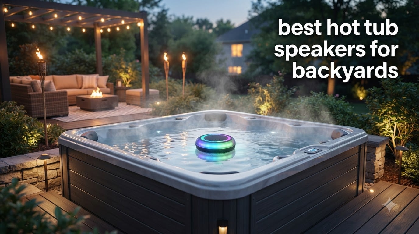 best hot tub speakers for backyards