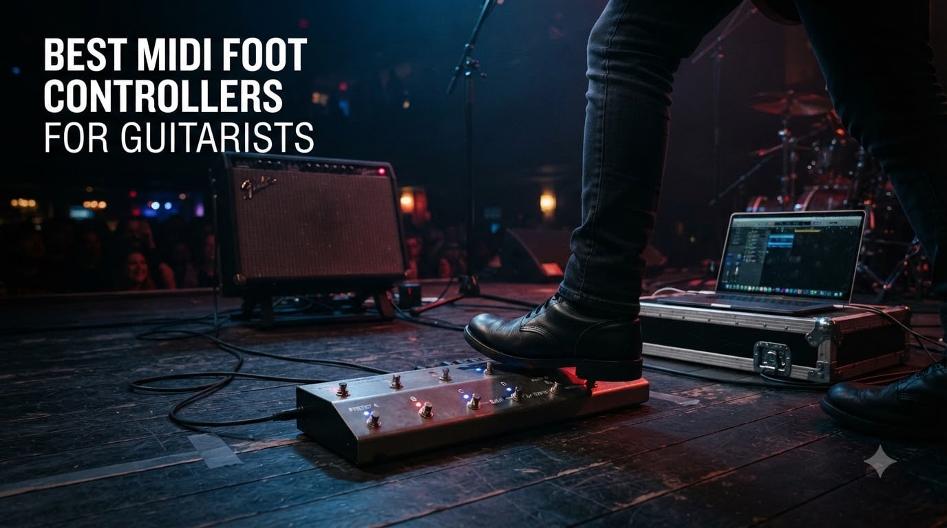 best MIDI foot controllers for guitarists