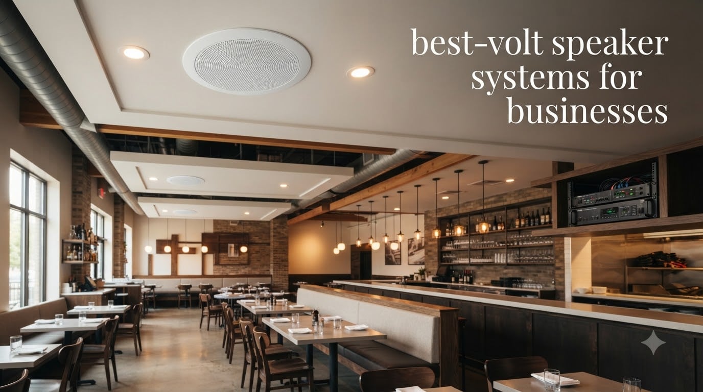 best 70-volt speaker systems for businesses