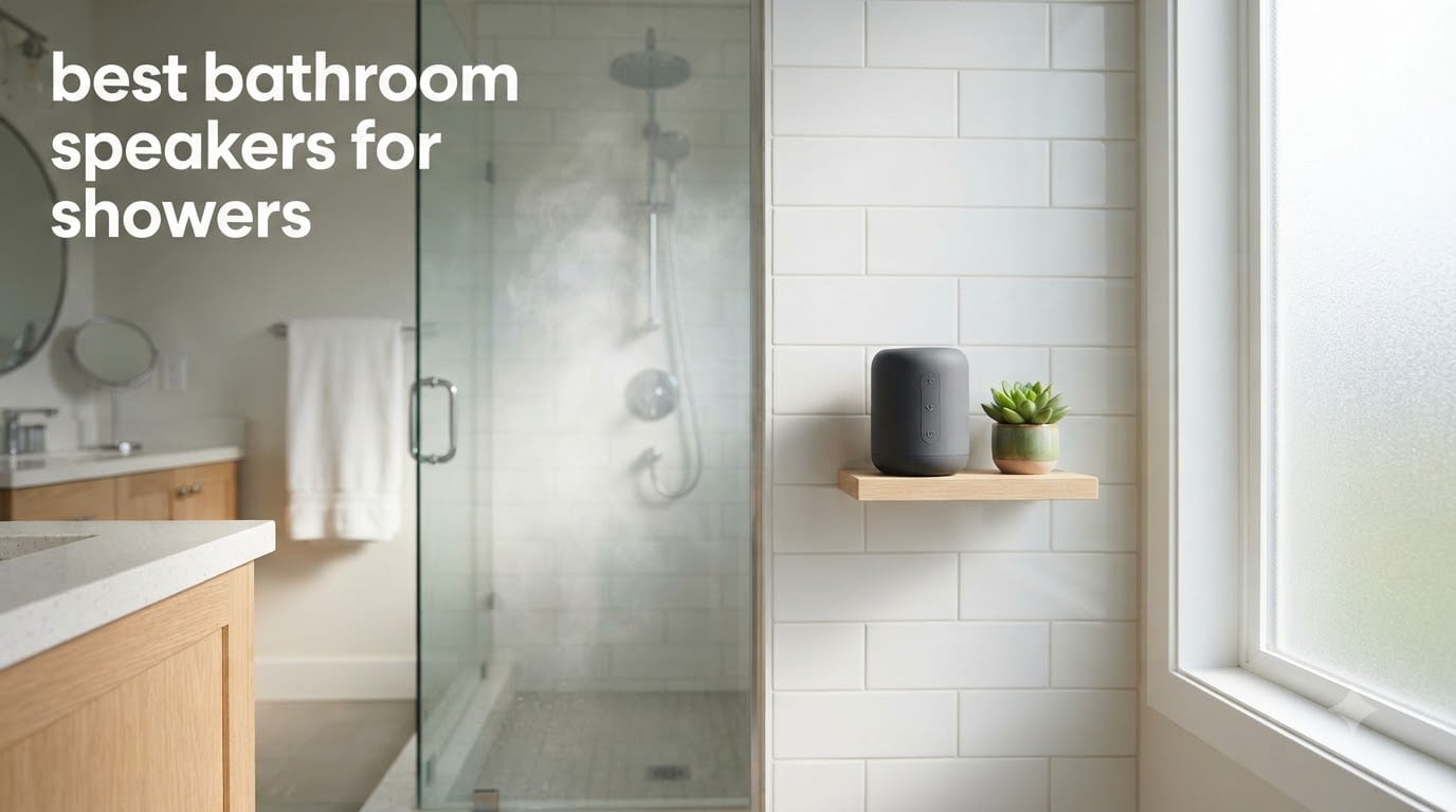best bathroom speakers for showers