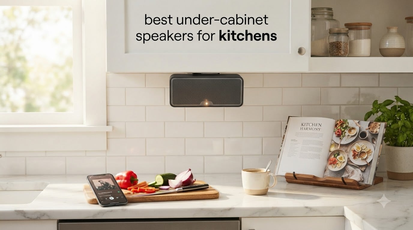 best under-cabinet speakers for kitchens
