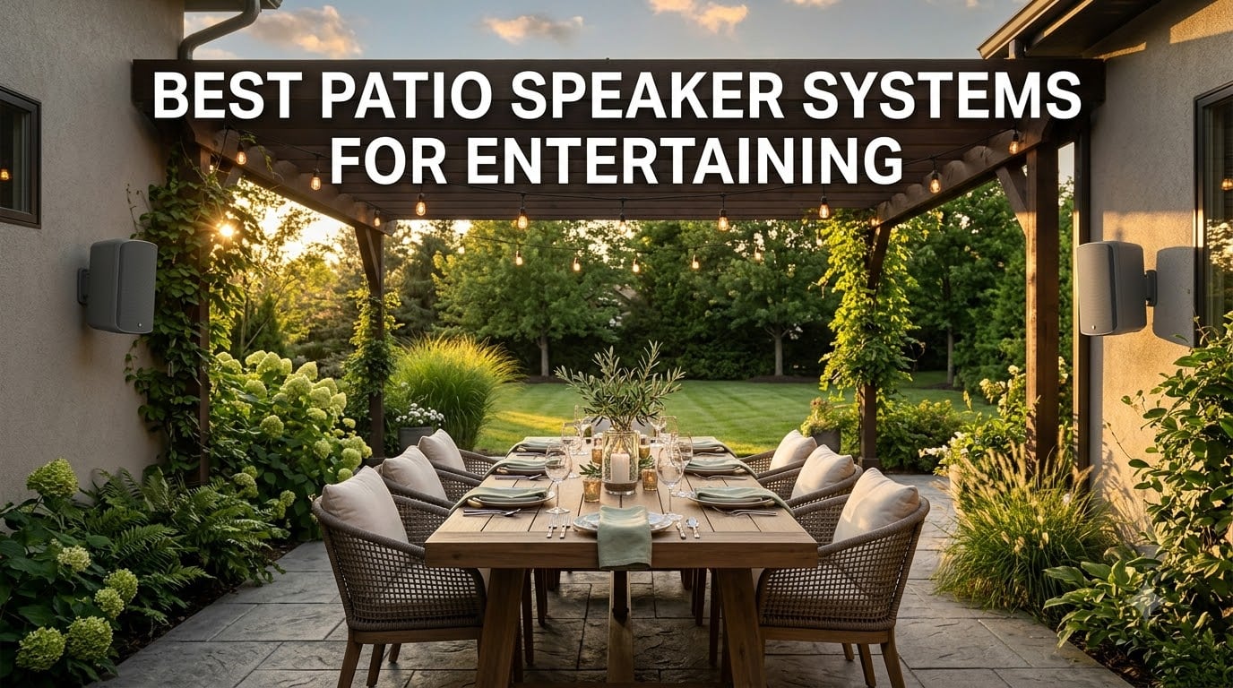 best patio speaker systems for entertaining