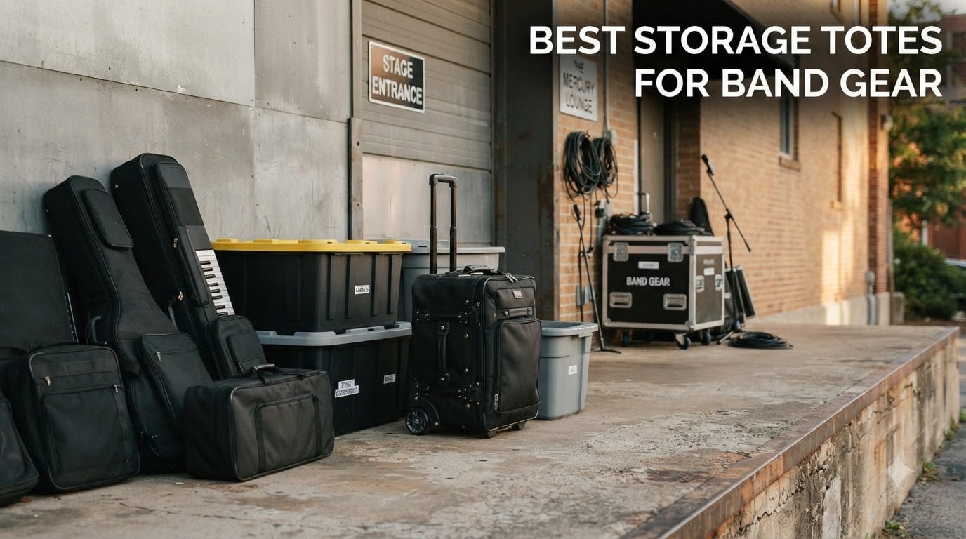 best storage totes for band gear