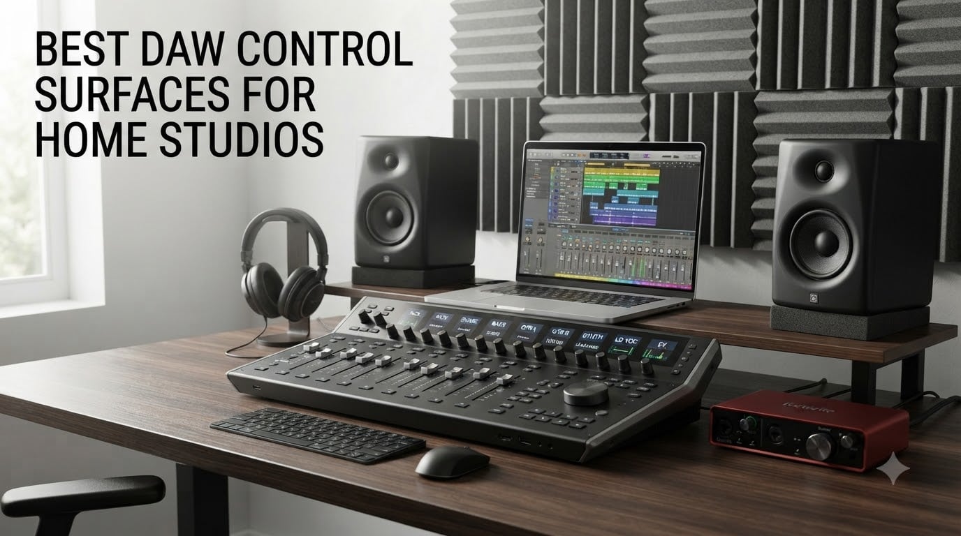 best DAW control surfaces for home studios