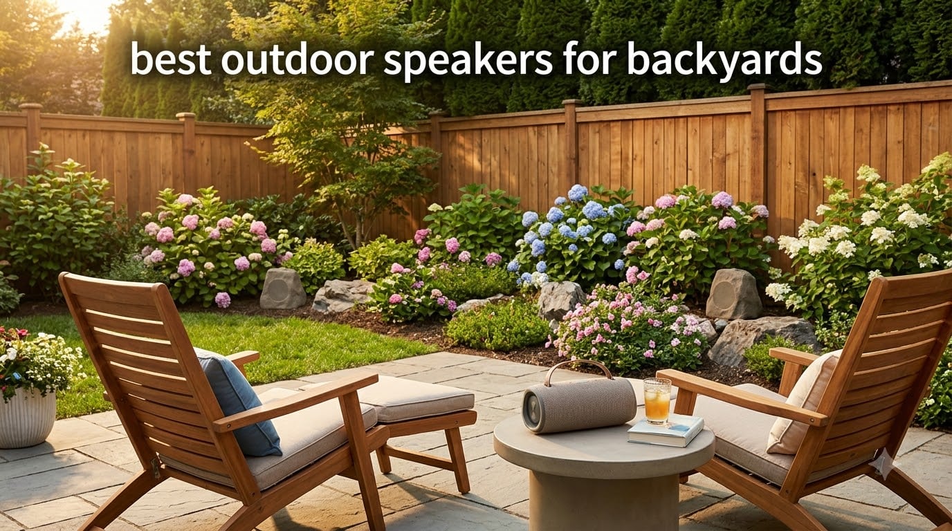 best outdoor speakers for backyards
