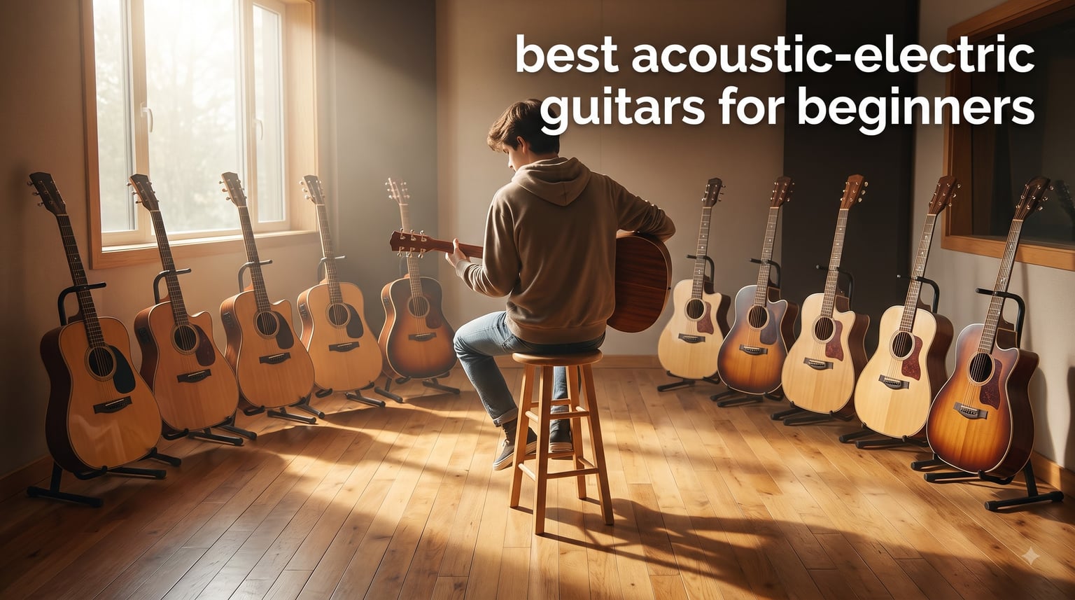 best acoustic-electric guitars for beginners