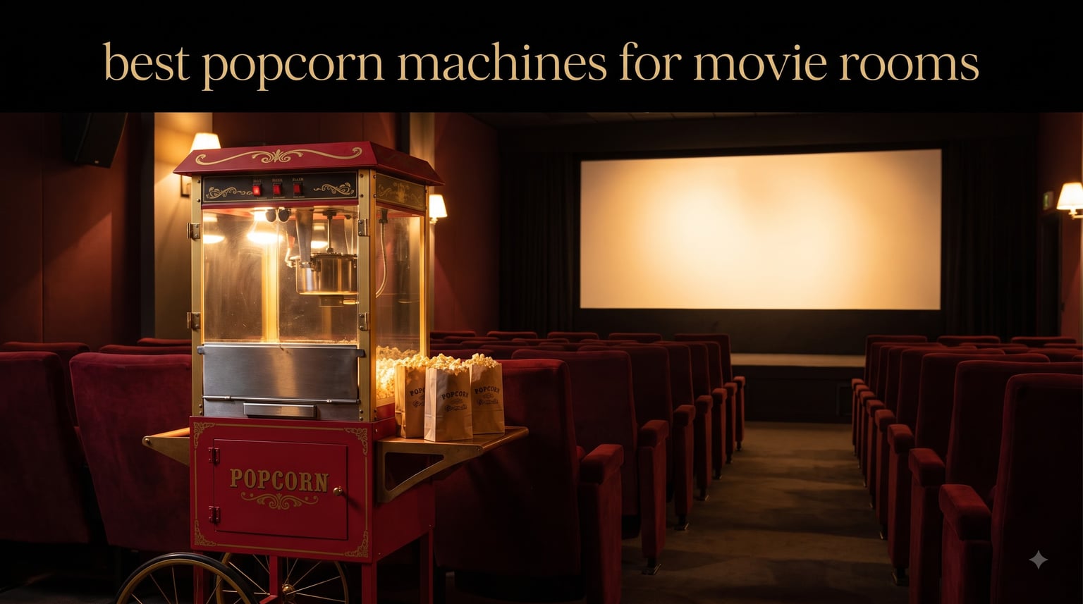 best popcorn machines for movie rooms