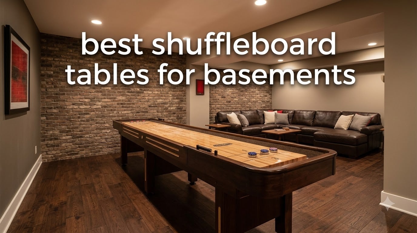 best shuffleboard tables for basements