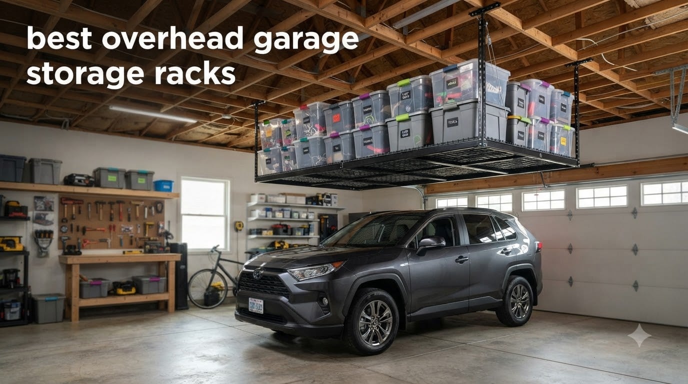 best overhead garage storage racks
