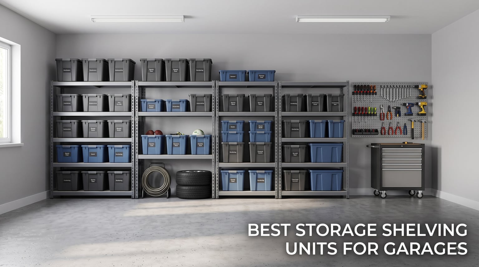 best storage shelving units for garages