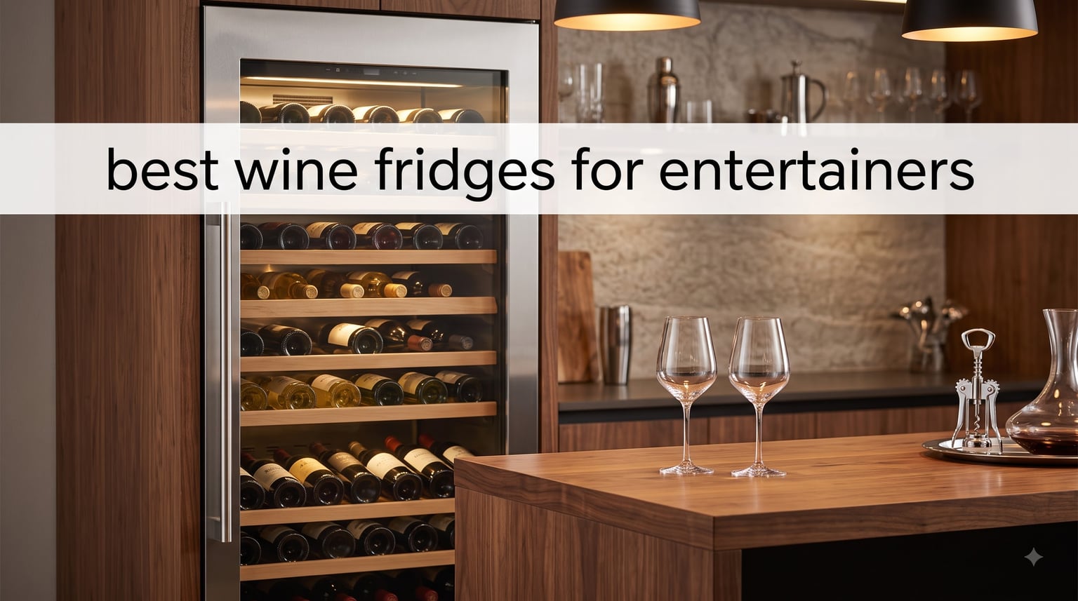 best wine fridges for entertainers