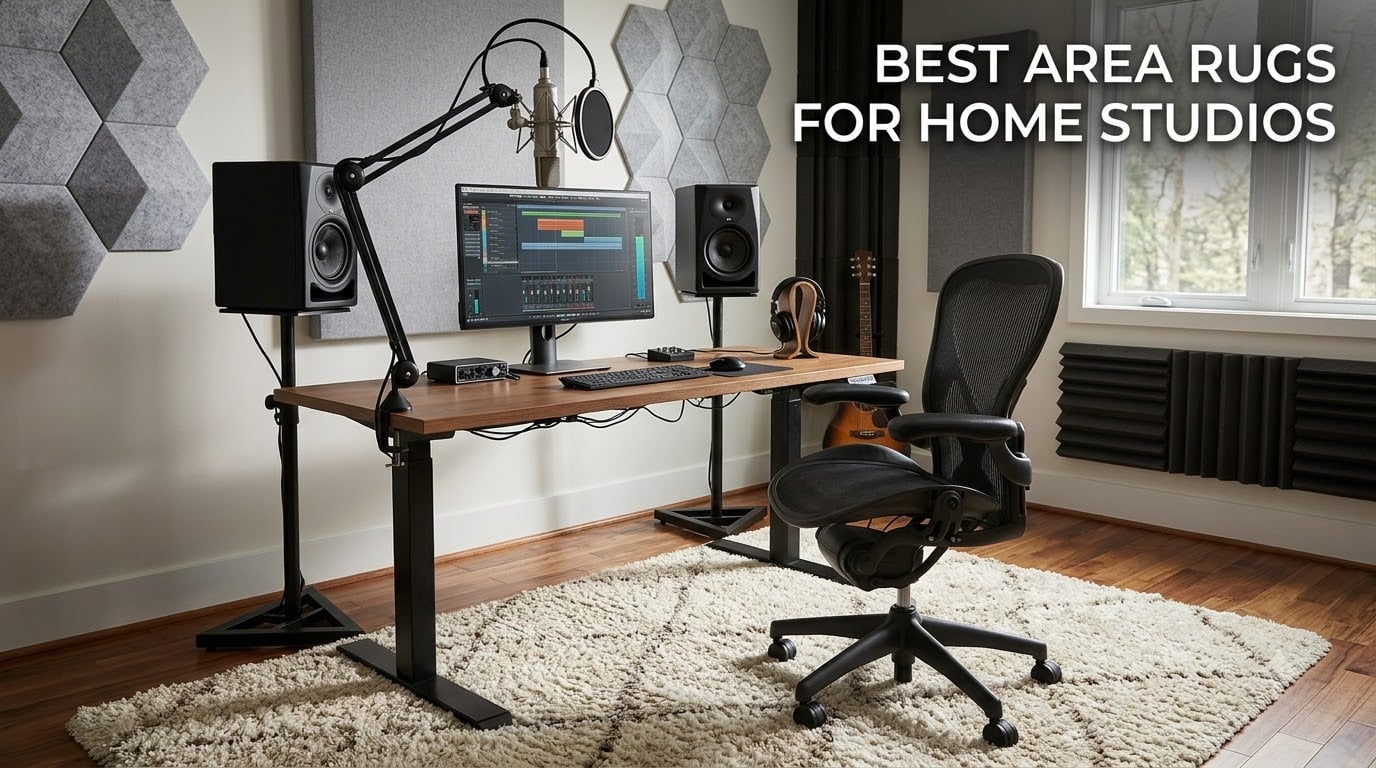 best area rugs for home studios