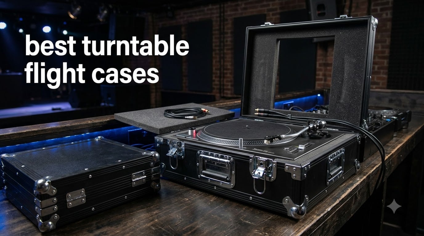 best turntable flight cases
