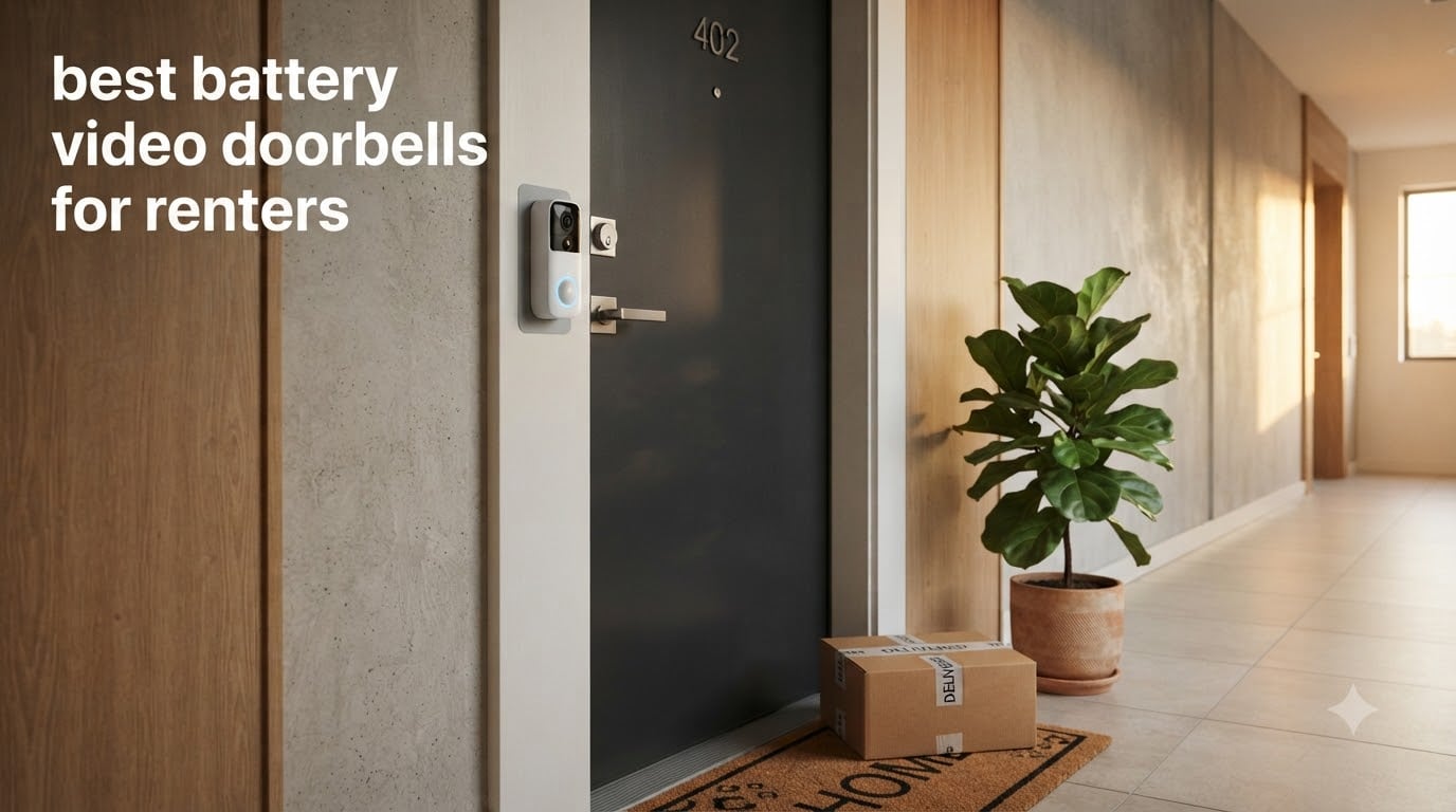 best battery video doorbells for renters