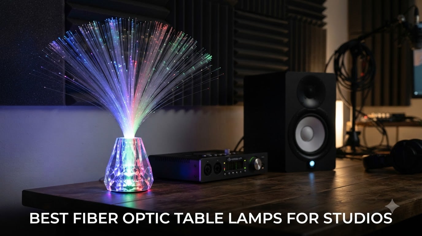 best fiber optic table lamps for studios