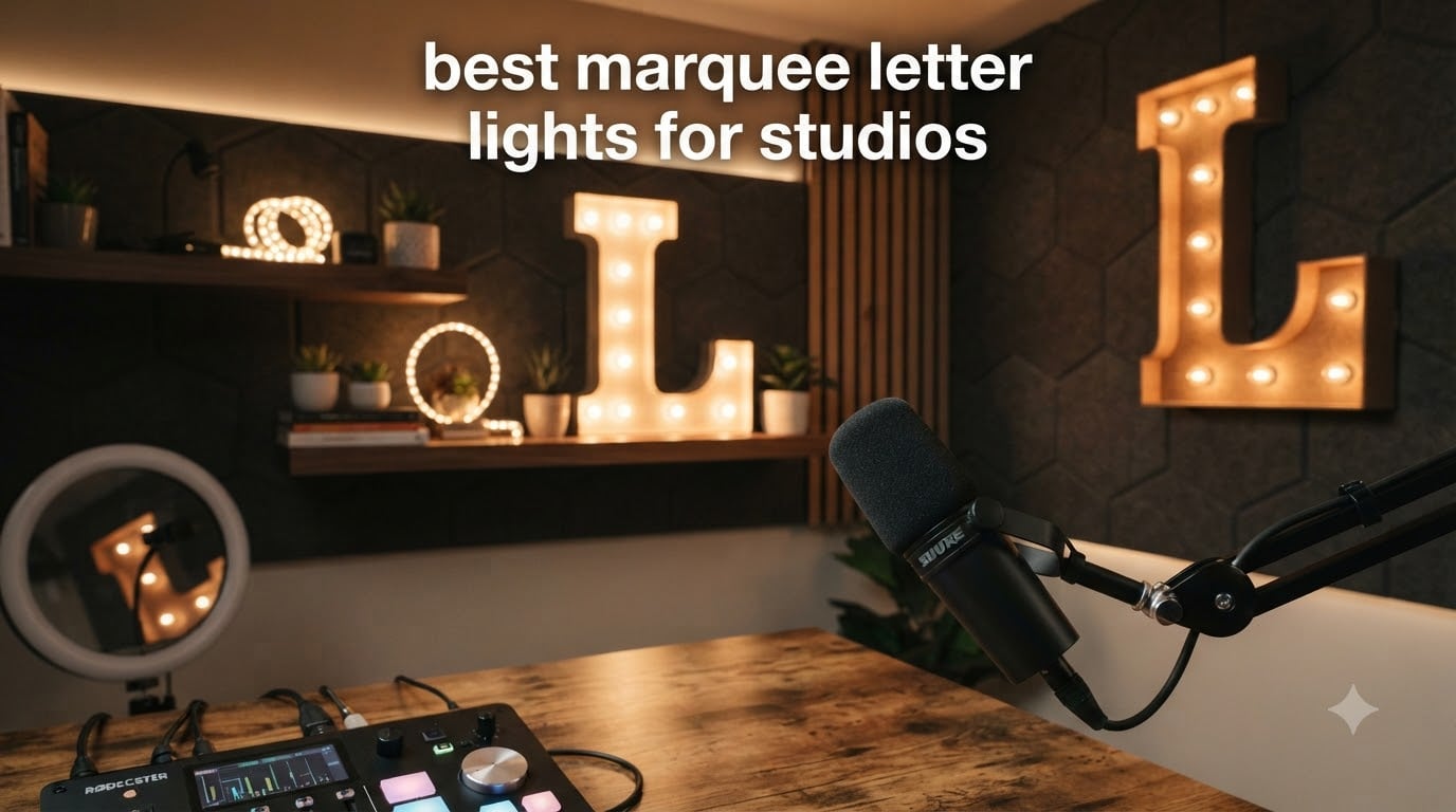 best marquee letter lights for studios