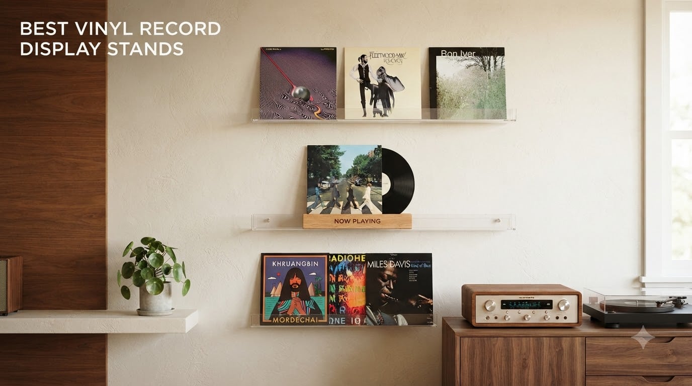 best vinyl record display stands