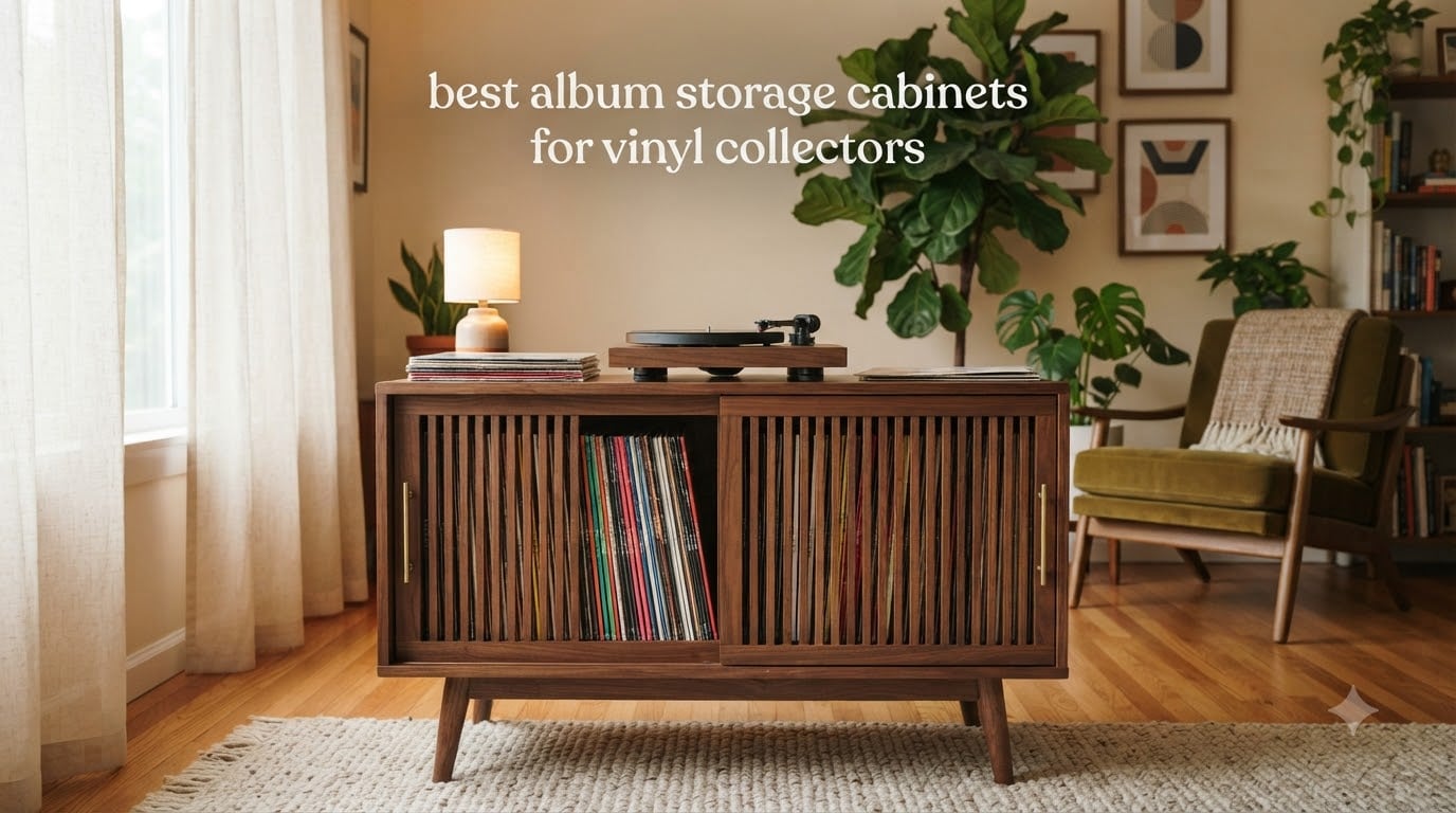 best album storage cabinets for vinyl collectors