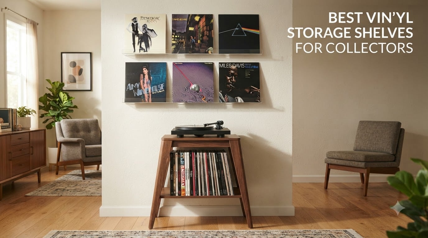 best vinyl storage shelves for collectors