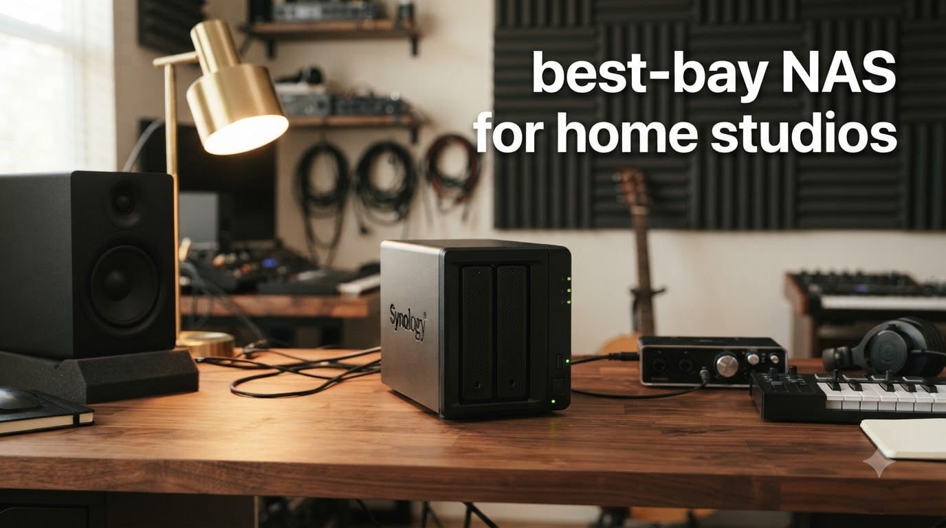 best 2-bay NAS for home studios