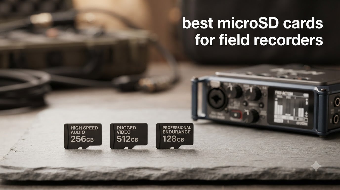 best microSD cards for field recorders