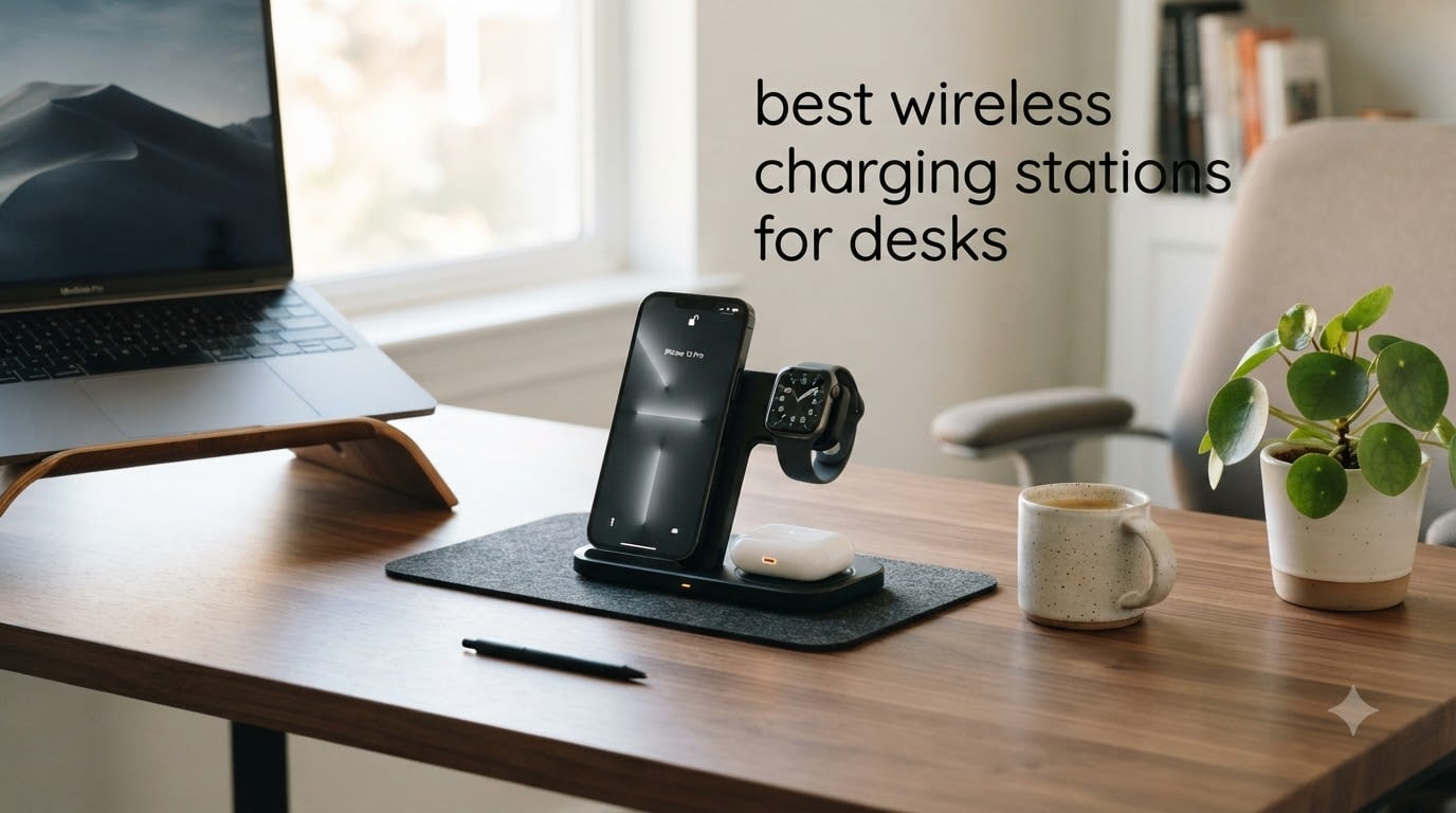 best wireless charging stations for desks