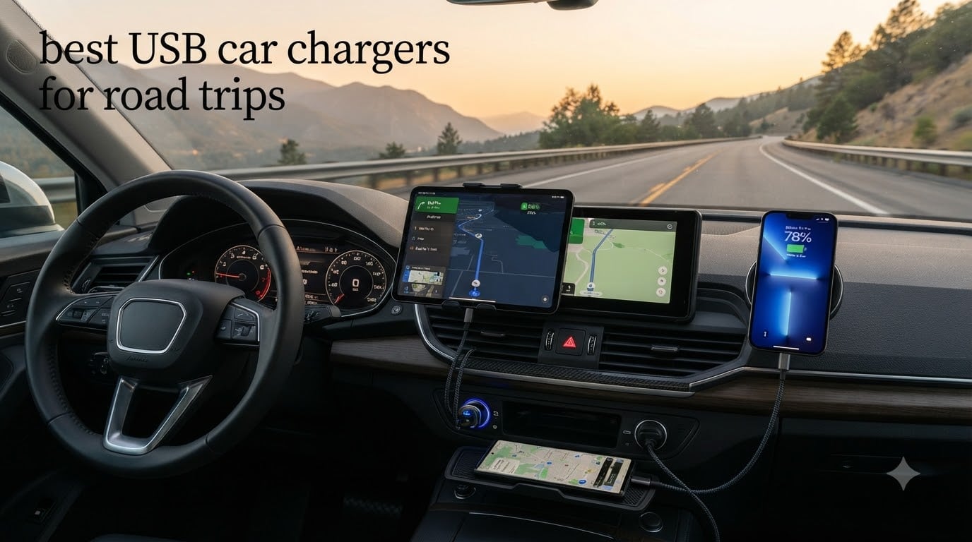 best USB car chargers for road trips