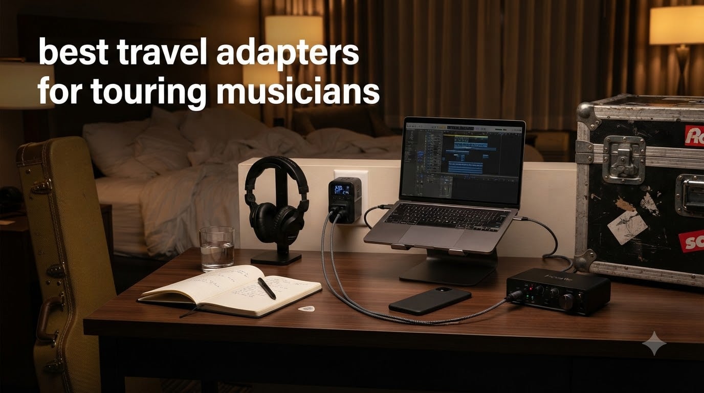 best travel adapters for touring musicians
