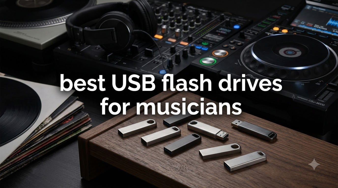 best USB flash drives for musicians