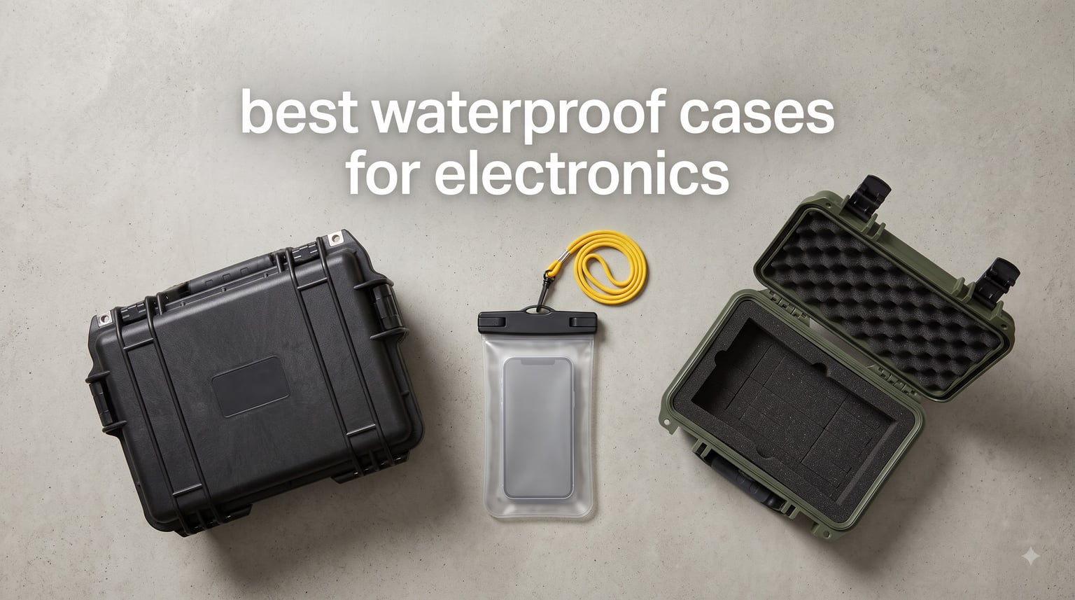 best waterproof cases for electronics