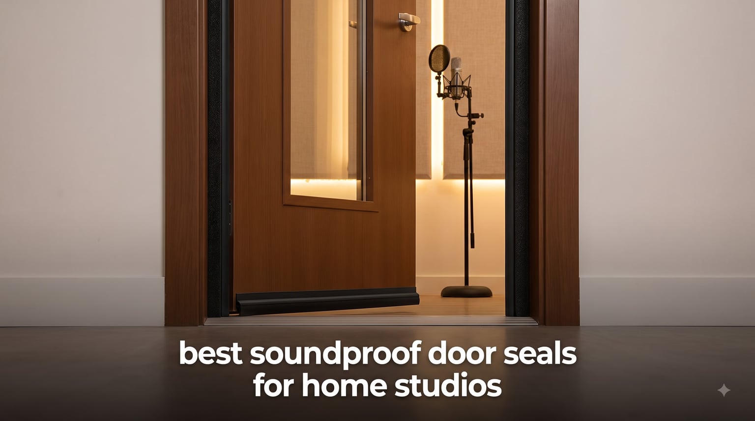 best soundproof door seals for home studios