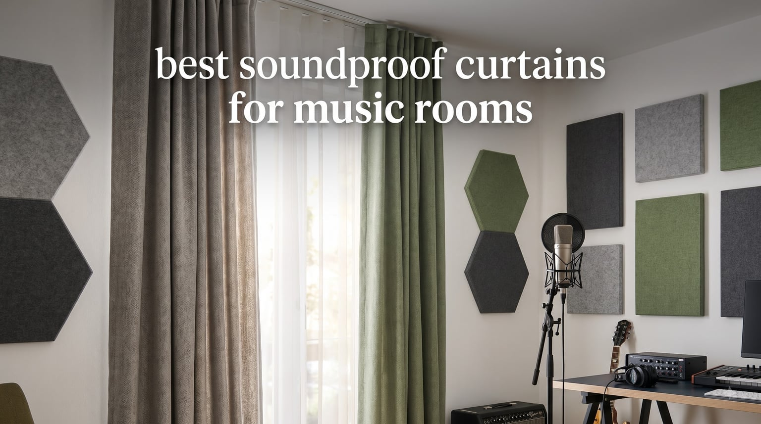 best soundproof curtains for music rooms