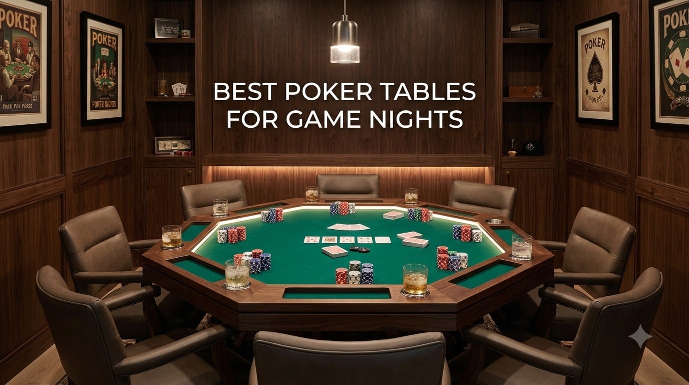 best poker tables for game nights