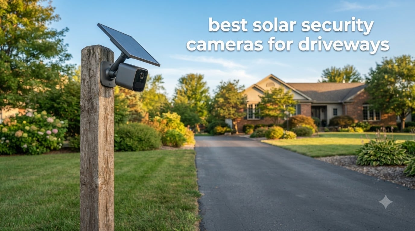 best solar security cameras for driveways