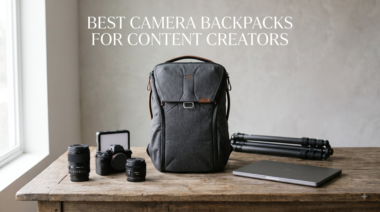 best camera backpacks for content creators