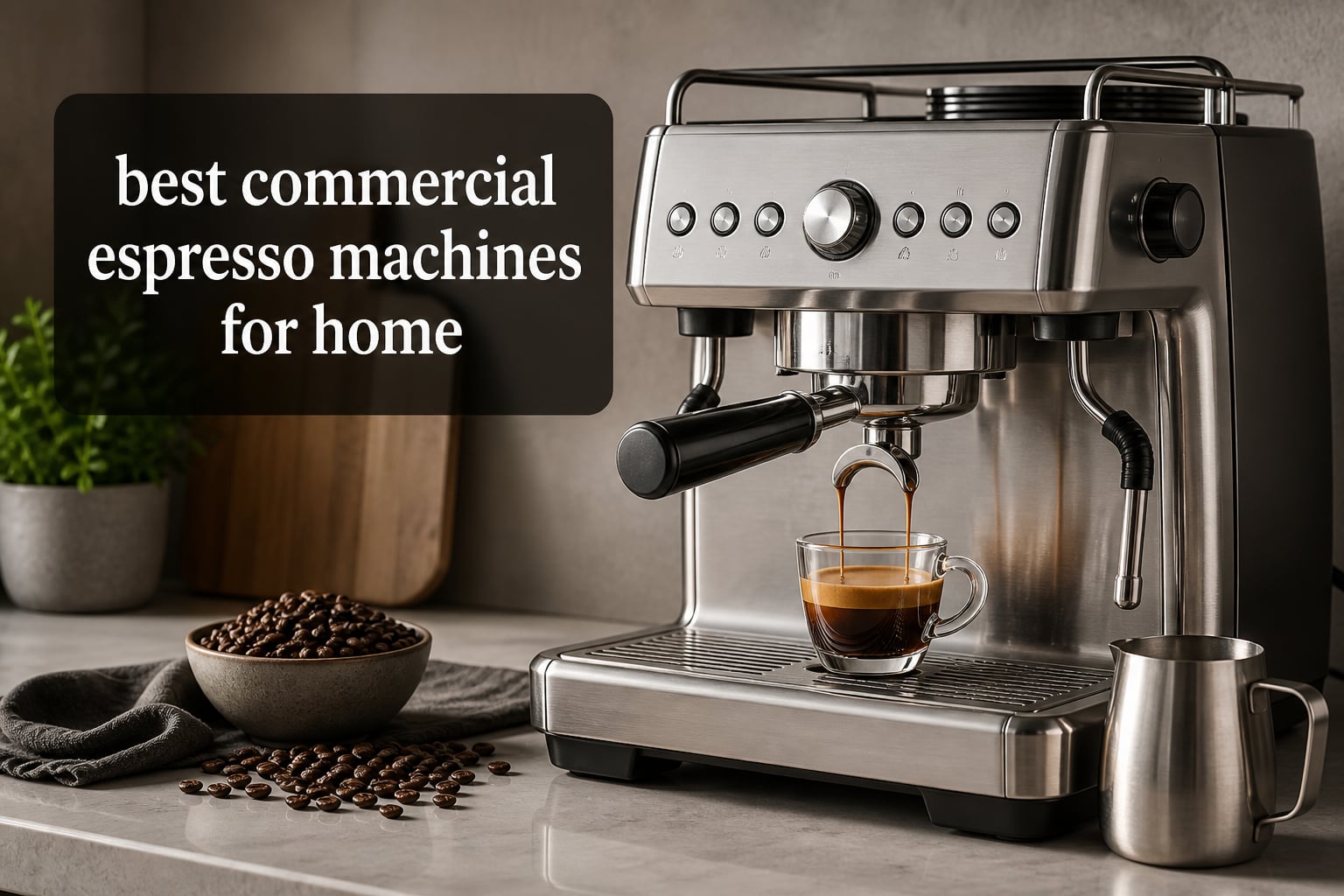 best commercial espresso machines for home