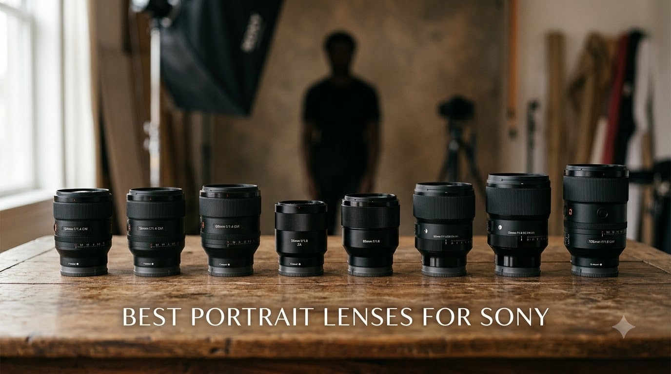 best portrait lenses for Sony