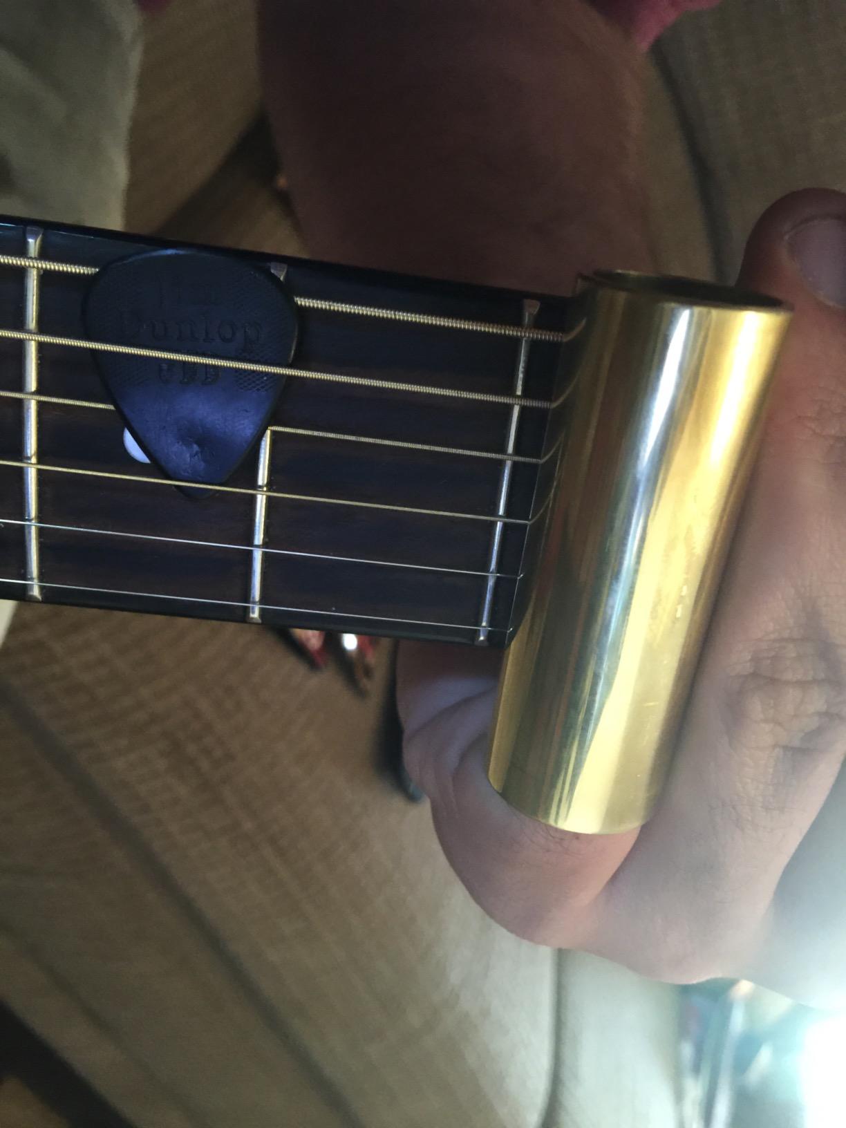 JIM DUNLOP Dunlop 222 Brass Slide, Medium Wall Thickness, Medium customer photo 1